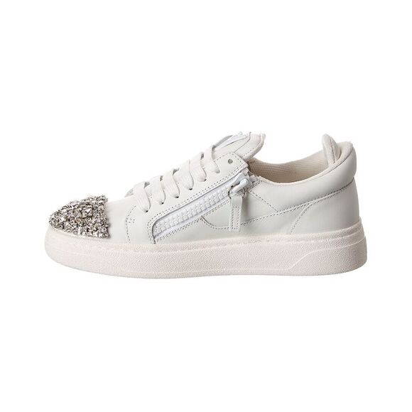Giuseppe Zanotti Gz/94 Leather Sneaker, White - Picture 2 of 5